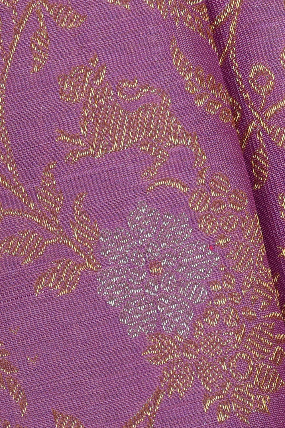 Image of Kanchipattu Lavender Brocade Saree